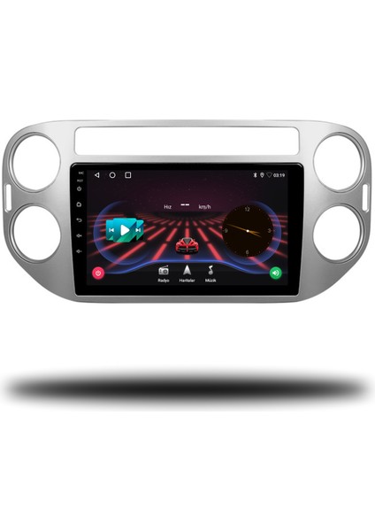 Volkswagen Tiguan Android Carplay Multimedya 2008-2016 4 GB Ram + 32 GB Hafıza + 4 Çekirdek