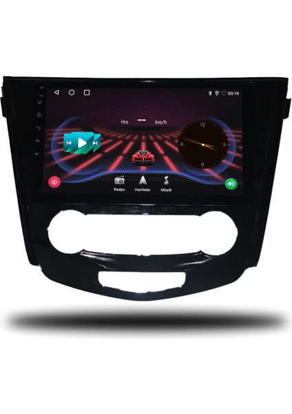 Nissan X-Trail Android Carplay Multimedya 2014-2021 Manuel Klima 4 GB Ram + 32 GB Hafıza + 4 Çekirdek