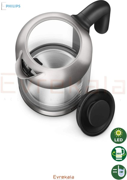 Cam Su Isıtıcı, LED Işıklı, Şık ve Kullanışlı, Evrekala Shop Kalitesi fırsatları