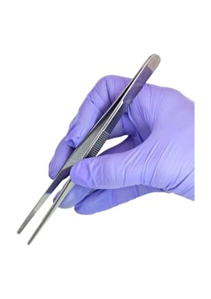 Penset 13 cm Eğri Uçlu Nikel Kaplama