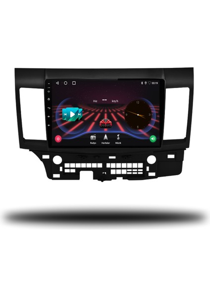 Mitsubishi Lancer Android Carplay Multimedya 2010-2017 4 GB Ram + 32 GB Hafıza + 4 Çekirdek