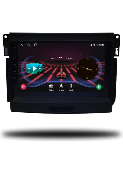 Ford Ranger Android Carplay Multimedya 2016-2022 Arka Panelli 4 GB Ram + 32 GB Hafıza + 4 Çekirdek