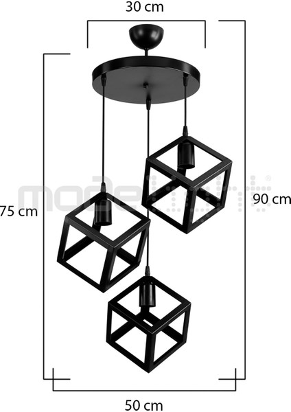 Şık 3'lü Avize Küp Seti, Modern ve Zarif Tasarım ile Evinizi Güzelleştirir fırsatları