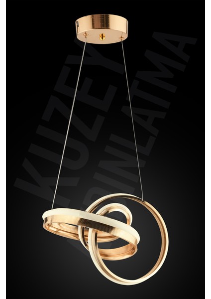 Modern 2'li Renkli LED Avize, Kumandalı, Şık ve Kullanışlı Tasarım