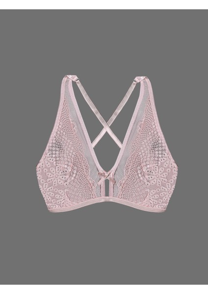 Serene Kadın Siyah Dantelli Fashion Bralet Sütyen