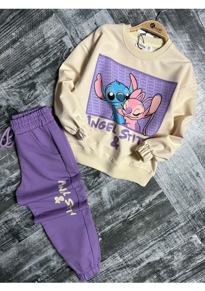 Stitch Kız Çocuk Eşofman Takım fırsatları