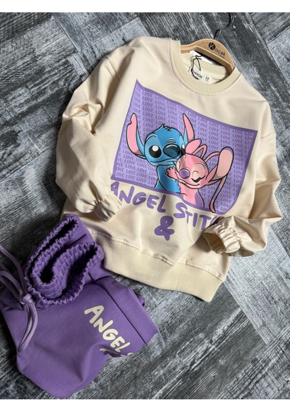 Stitch Kız Çocuk Eşofman Takım