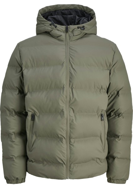 Jjelements Suni Deri Görünümlü Şişme Mont 12279239