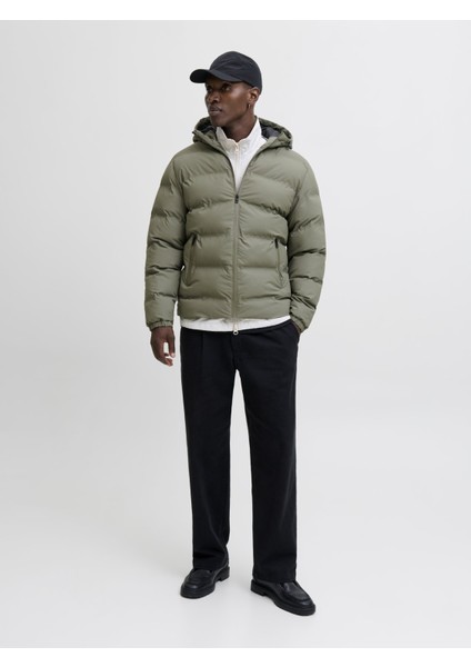 Jjelements Suni Deri Görünümlü Şişme Mont 12279239 modelleri