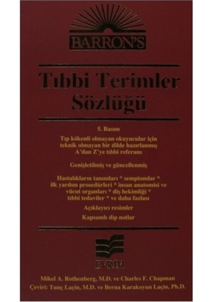 Barron's Tıbbi Terimler Sözlüğü