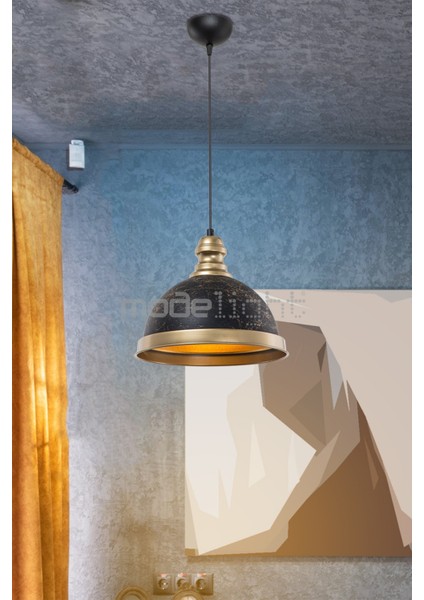 Şık Siyah Metal Sarkıt Işık, Modern ve Dayanıklı Aydınlatma Seçeneği fırsatları