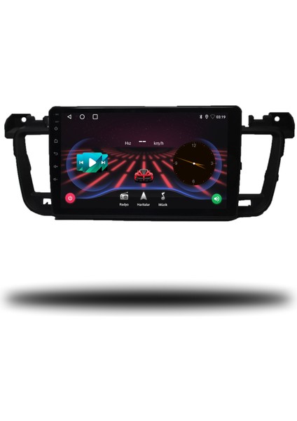 Peugeot 508 Android Carplay Multimedya 2011-2017 4 GB Ram + 32 GB Hafıza + 4 Çekirdek