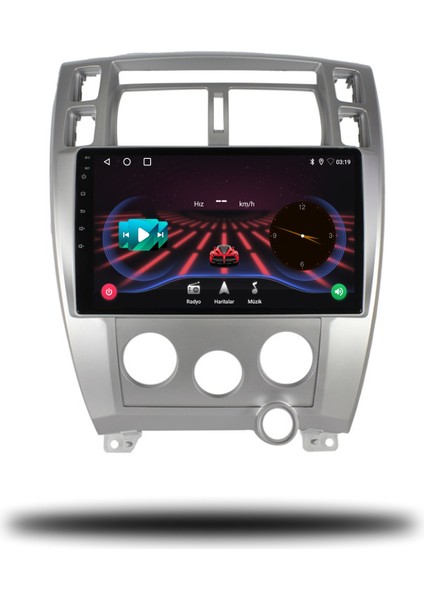 Hyundai Tucson Android Carplay Multimedya 2005-2012 4 GB Ram + 32 GB Hafıza + 4 Çekirdek