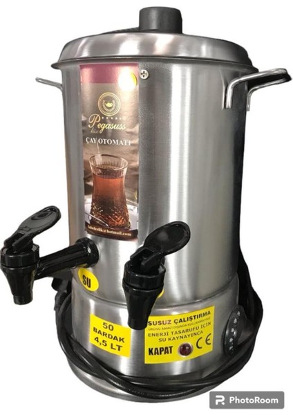 50 Bardak Çay Makinesi, Pratik ve Şık Tasarım, Bordo Renk fiyatları