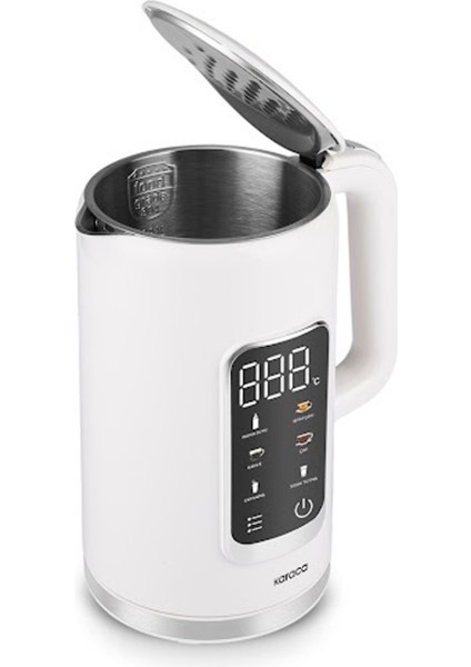 Çift Cidarlı 2209 Su Isıtıcısı, Şık ve Kullanışlı Soft Cream Renk Seçeneği fiyatları