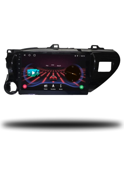 Toyota Hilux Android Carplay Multimedya 2016-2022 4 GB Ram + 32 GB Hafıza + 4 Çekirdek