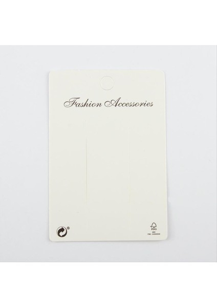 Ds-Derin Toka Broş Kartı 6X10-BEYAZ