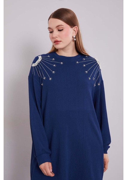 Lacivert Omuz Yıldız Taş Detaylı modelleri