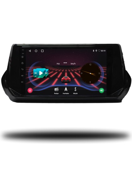 Peugeot 2008 Android Carplay Multimedya 2020-2022 4 GB Ram + 32 GB Hafıza + 4 Çekirdek