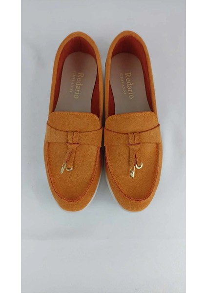 Kadın Turuncu Süet Babet fiyatları