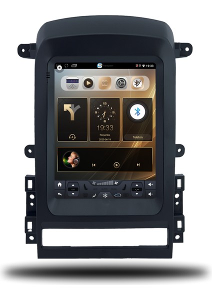 Chevrolet Captiva Tesla Ekran Android Carplay Multimedya 2007-2011 4 GB Ram + 32 Gbhafıza + 4 Çekirdek