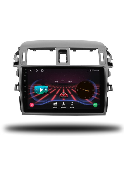 Toyota Corolla Android Carplay Multimedya 2007-2011 4 GB Ram + 32 GB Hafıza + 4 Çekirdek