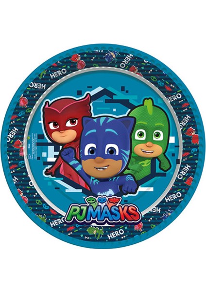 pj masks tabak 8 adet 23 cm kaliteli baskı lisanslı ürün
