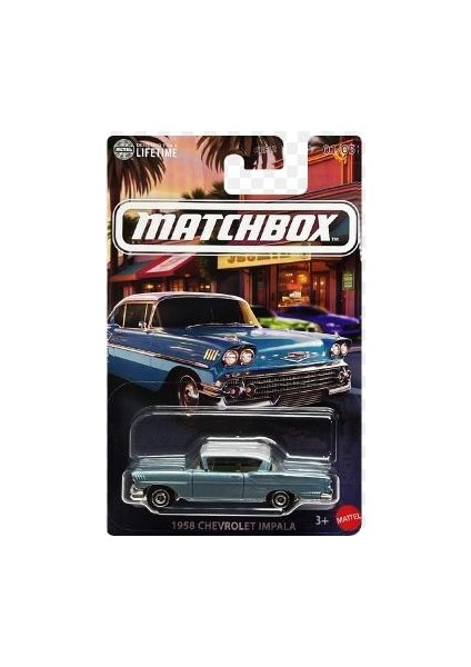 Matchbox Classic Muscle Cars 1958 Chevrolet Impala JCG43
