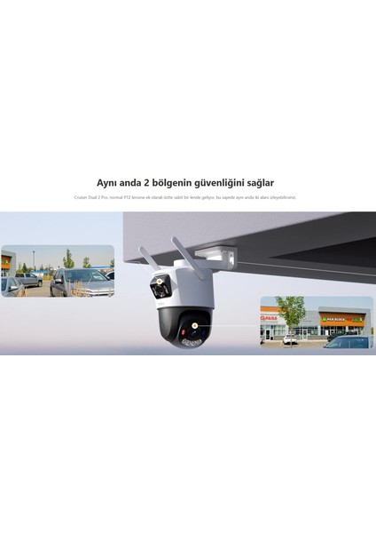 6 Mp Dış Ortam Dual Lens Kablosuz Pt Kamera (Cruiser Dual 2) IPC-S7XEP-6M0WED