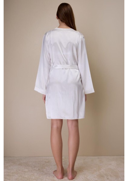 815 Ekru Saten Sabahlık modelleri