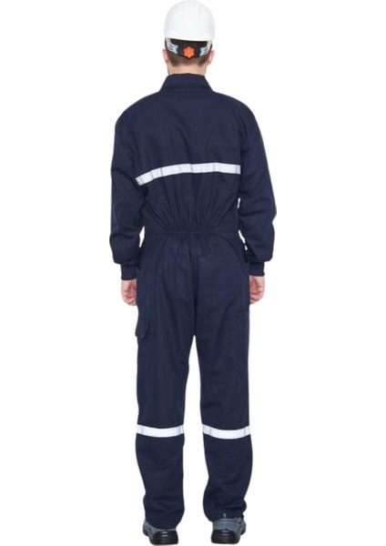 Gabardin 16/12 Reflektörlü Lacivert Iş Tulumu modelleri