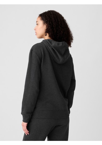 Kadın Koyu Gri Gap Logo Fleece Sweatshirt