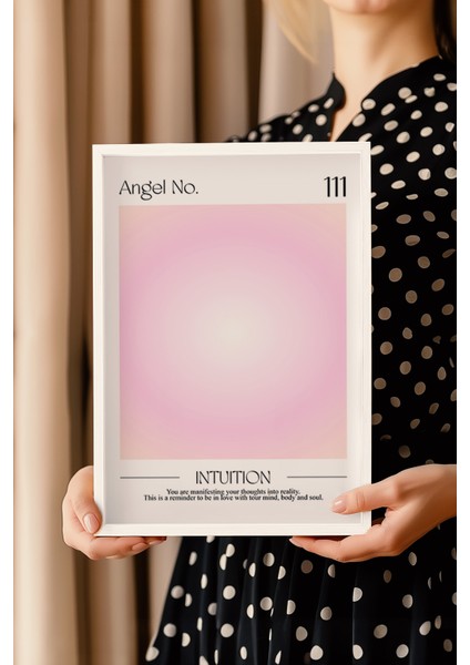 Aura Serisi Beyaz Çerçeveli Poster, Tablo No:5 modelleri