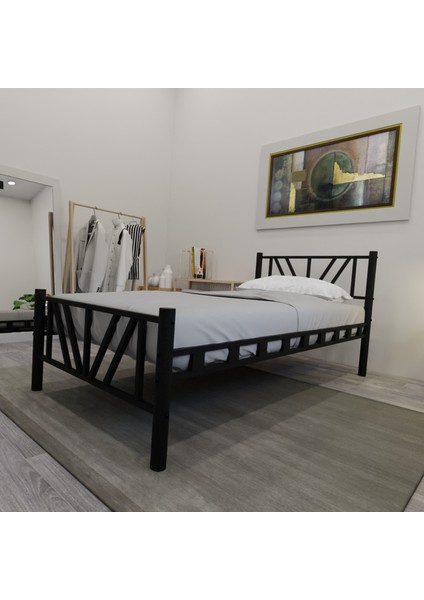 Gardenya Tek Kişilik Metal Karyola Yüksek Kalite, Ses Çıkarmaz ,ölçülü Model Karyola