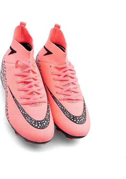 Laliga Pembe Krampon Air Zoom Krampon Bileklikli Çoraplı Krampon Futbol Ayakkabısı Çim Saha Suni Çim Halı Saha modelleri