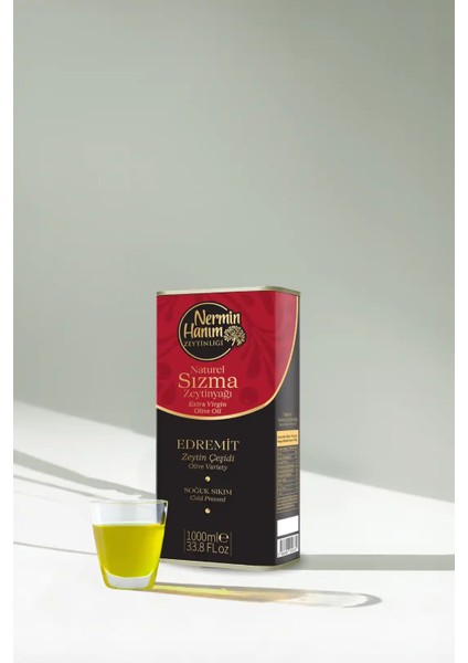 Naturel Sızma Soğuk Sıkım Zeytinyağı 1 Lt
