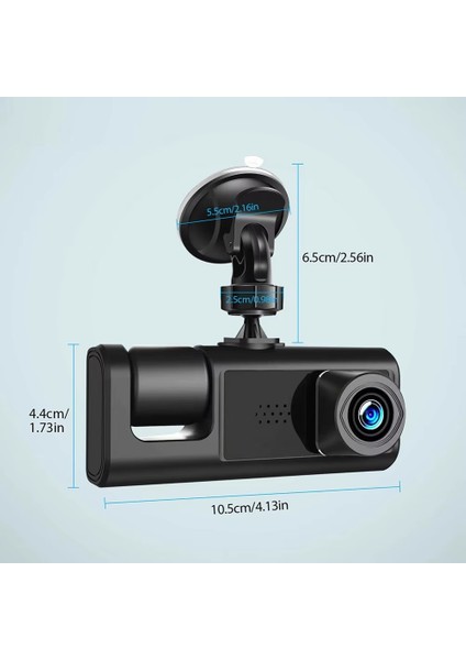 Full Hd 1080P Araç Içi Kamera Ekstra Geri Görüş Kameralı Wifi özellikli