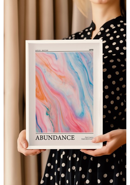 Aura Serisi Beyaz Çerçeveli Poster, Tablo No:59 modelleri