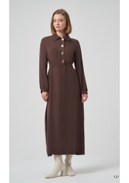 Nuss 2007 Gömlek Yaka Dört Düğmeli Elbise fiyatları