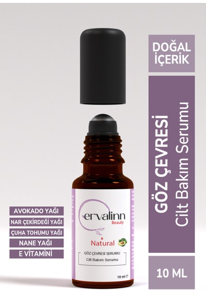 Göz Altı Torbalanma Morluk ve Göz Çevresi Bakım Serumu 10 ml+DUDAK BALSAMI HEDİYE