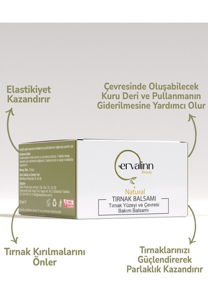 Tırnak Balsamı Besleyici Onarıcı 15 ml+DUDAK BALSAMI HEDİYE fiyatları