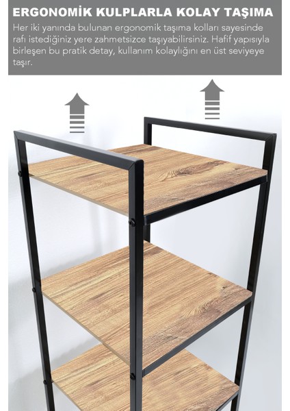 4 Katlı Ahşap Banyo Rafı - Banyo Düzenleyici Havluluk Organizer Çok Amaçlı Dolap Banyo Dolabı modelleri