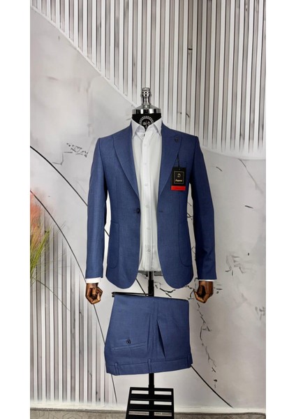Slim Fit Torba Cep Takım Elbise