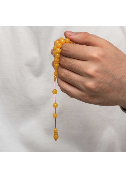 Yuvarlak Sıkma Kehribar Tesbih modelleri