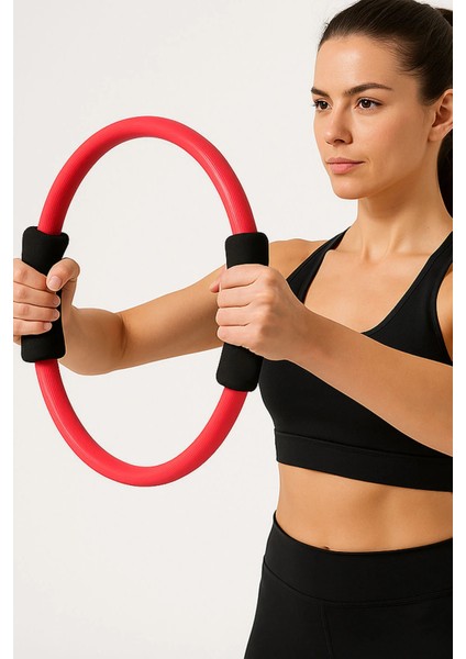 Pilates Çemberi ve 3’lü Direnç Bandı Lastiği Seti – Evde Fitness, Esneme ve Kas Güçlendirme Ekipmanı modelleri