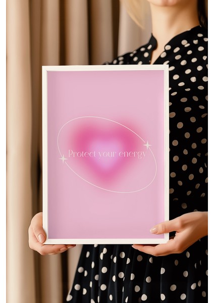 Aura Serisi Beyaz Çerçeveli Poster, Tablo NO:173 modelleri