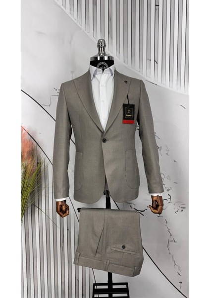 Slim Fit Torba Cep Takım Elbise