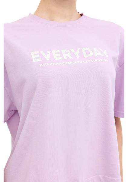 Wl Freya 11SY790 5pr Lila Kadın Kısa Kol T-Shirt fırsatları