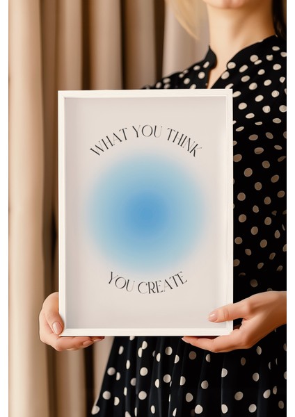 Aura Serisi Beyaz Çerçeveli Poster, Tablo NO:149 modelleri