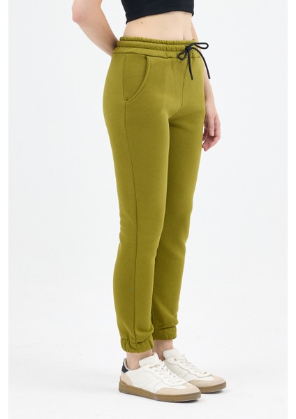 9151M Paça Lastik Cepli Eşofman Yağ Yeşili